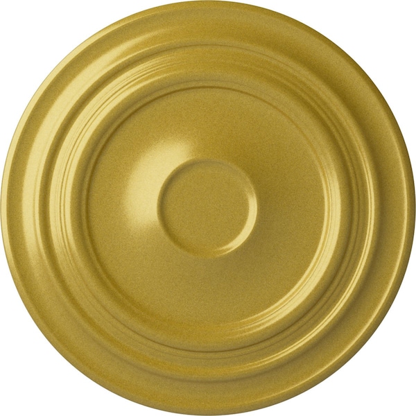 Ekena Millwork Giana Ceiling Medallion (Fits Canopies up to 7 7/8"), Hand-Painted Rich Gold, 32 5/8"OD x 1 1/2"P CM32GIRGS - main